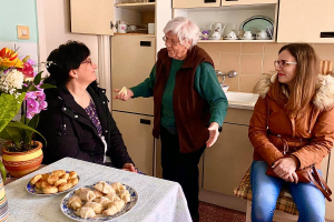 Drávicz Józsefné 90. születésnapi köszöntés