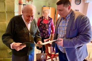Menyhei Sándor 90. születésnapi köszöntése